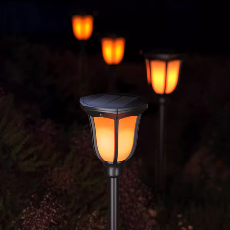 Wholesale LED Flame Effect Fire Light Bulb Solar Flickering Flame Lamp Simulated Decorative Festival led light