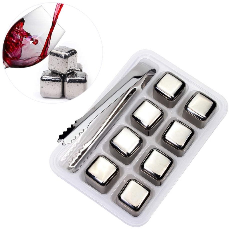 Metal Whiskey Stone Reusable stainless steel ice cube