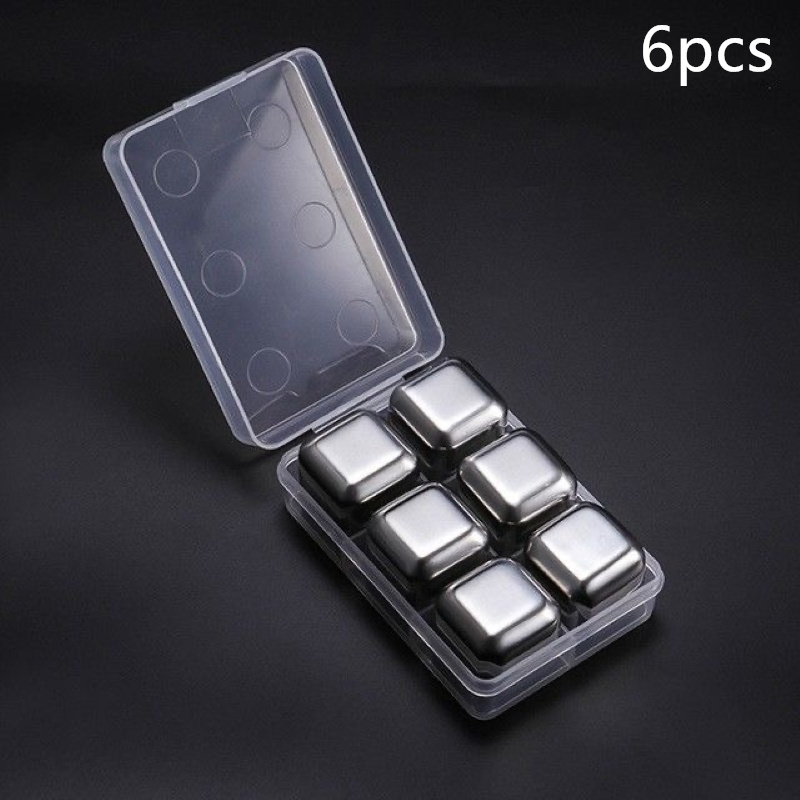 Metal Whiskey Stone Reusable stainless steel ice cube