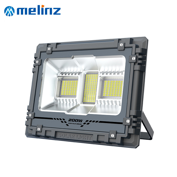 MELINZ Professional Waterproof Ip67 Exterior Flood Lighting 60W 100W 200W 300W 500W 800W LED Solar Light Flood