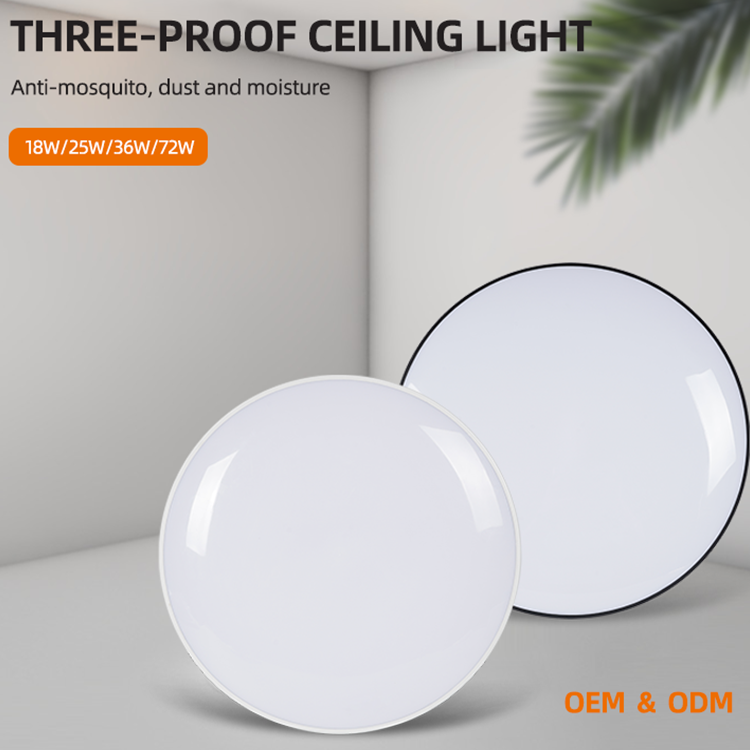 MELINZ High Quality Customized Install Round Square White 18W 25W 36W 72W LED Ceiling Panel Light