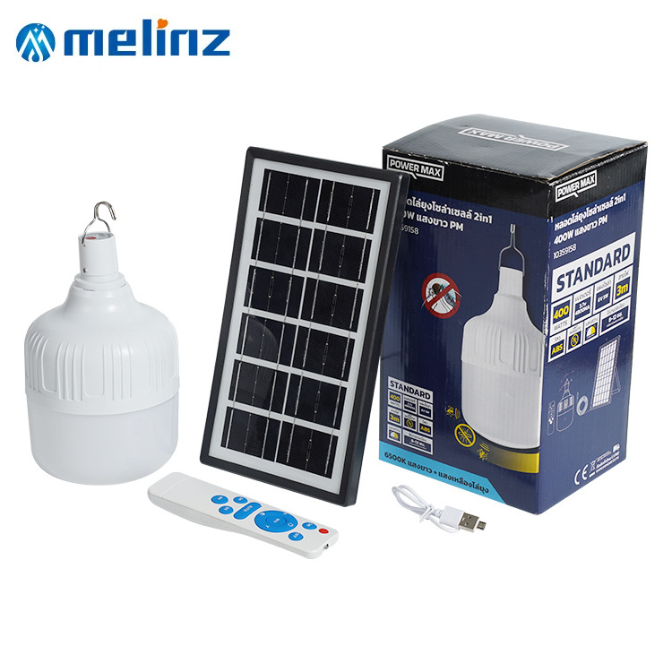 New Arrival Outdoor Portable Camping Lamp Solar Rechargeable light 50W 100W Emergency Led Bulb