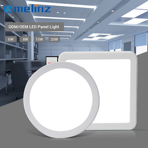 MELINZ Hot White Recessed Die Casting Aluminum Indoor Panel Lamp 6 8 15 20 W LED Light Panel