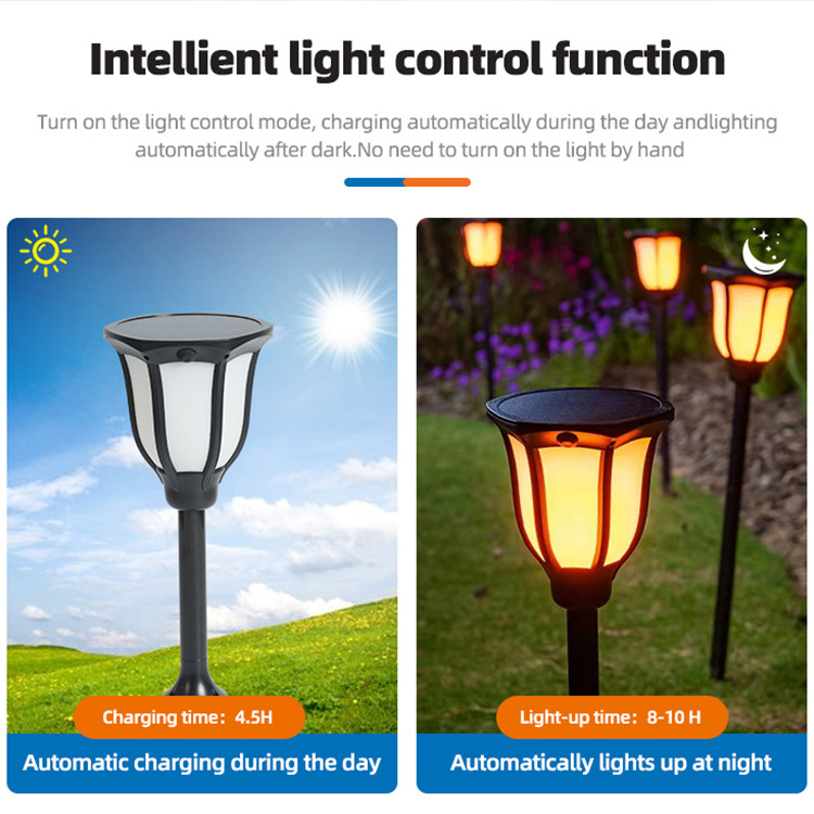 Wholesale LED Flame Effect Fire Light Bulb Solar Flickering Flame Lamp Simulated Decorative Festival led light