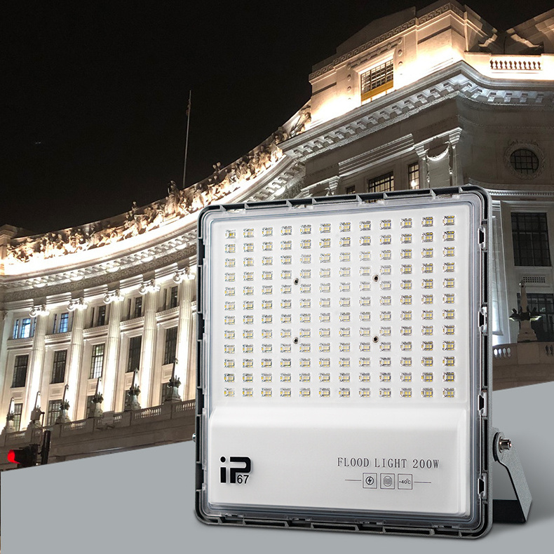 MELINZ Hot-Sale 100 200 Watt Stadium Floodlight Waterproof Outdoor 100W 200W Led Flood Light