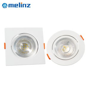 MELINZ Recessed Down Lamp Round Square Warm Neutral White Light Hall Indoor 3W 5W 7W 9W 12W Led Down Light