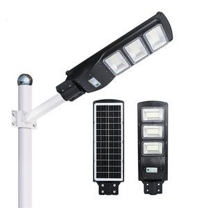 Motion Sensor Road Streetlight Waterproof Outdoor LED Integrated All In One Solar Street Light