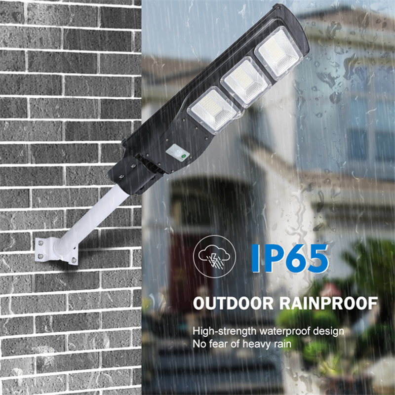 Motion Sensor Road Streetlight Waterproof Outdoor LED Integrated All In One Solar Street Light