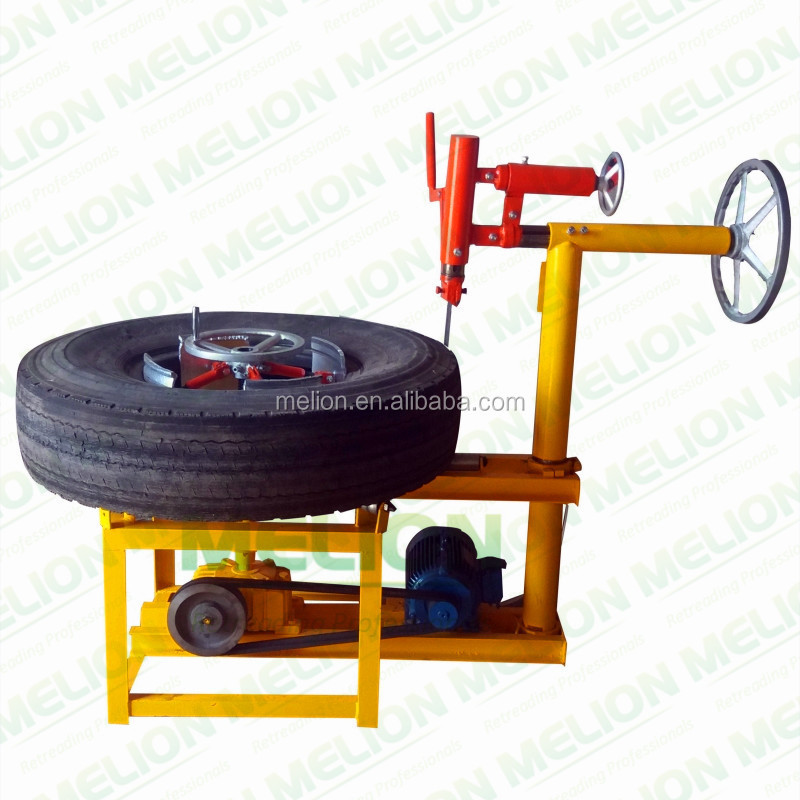 waste tire sidewall circle cutting machine