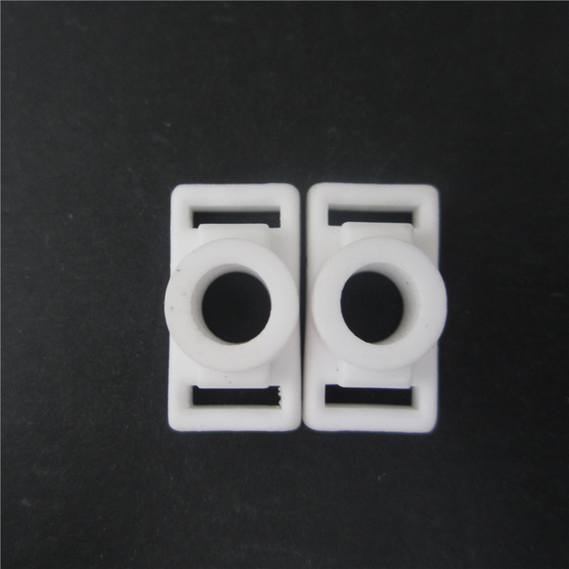 Industrial alumina ceramic nozzle 95% 99% Spacer porcelain precision ceramic accessories