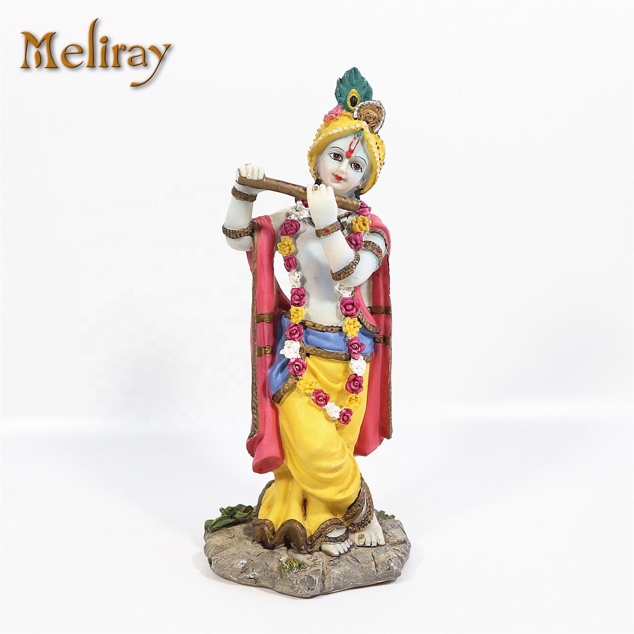 India Murti Baby Hindu God Figurines Krishna Statue