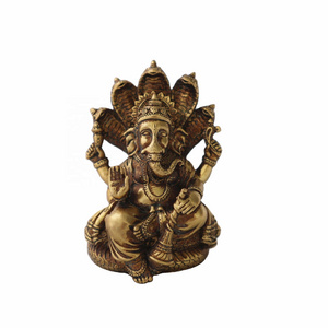 Lord Ganesha Statue Hindu Elephant God Statue Resin Sculpture Indian Buddha Figurine Religious Items