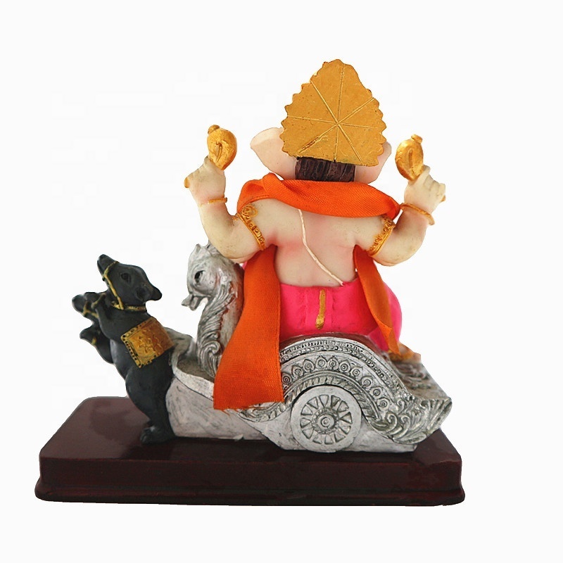 Lord Ganesha Statue Hindu Elephant God Statue Resin Sculpture Indian Ganesh Buddha Figurine Religious Items Hand Craft