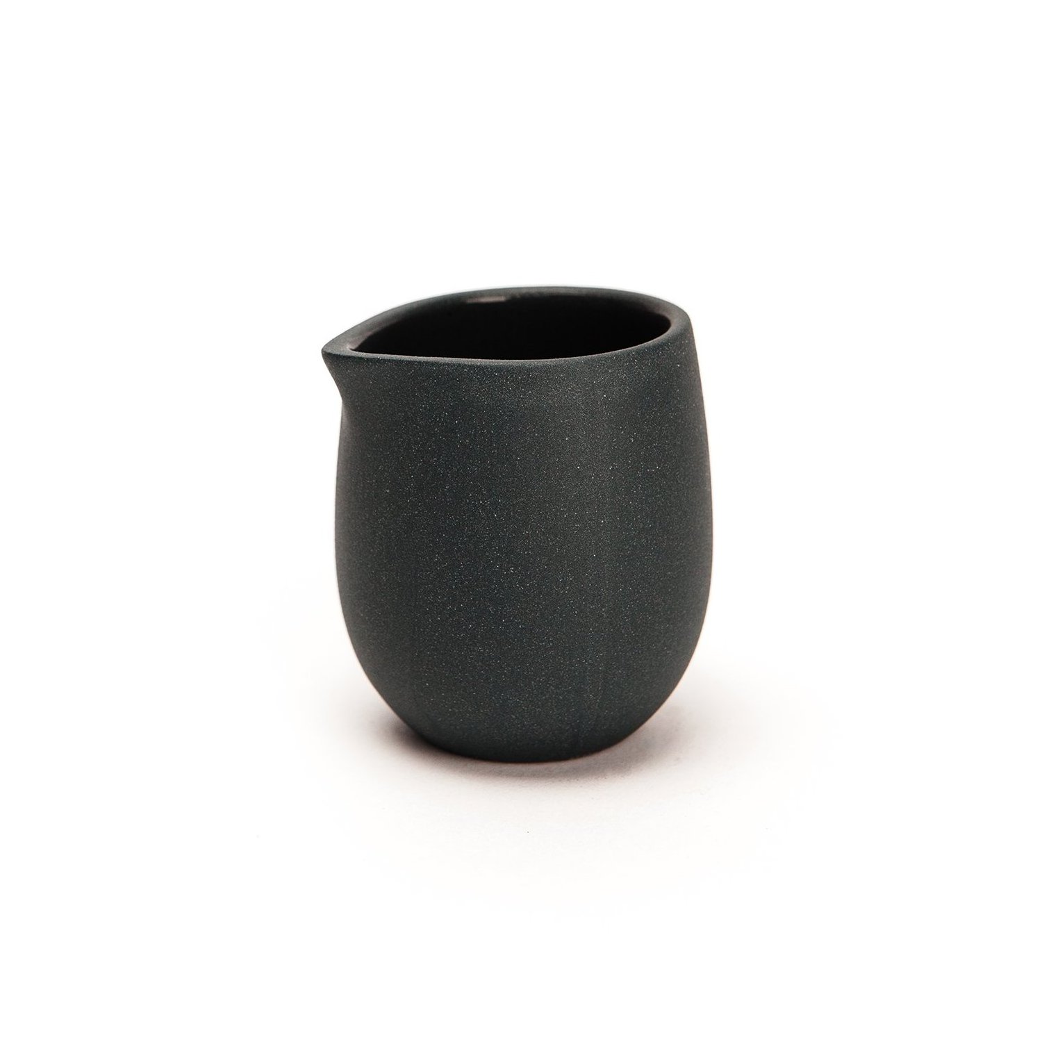 Home decoration unique design small nordic ceramic candle vessel matte black candle jar in bulk