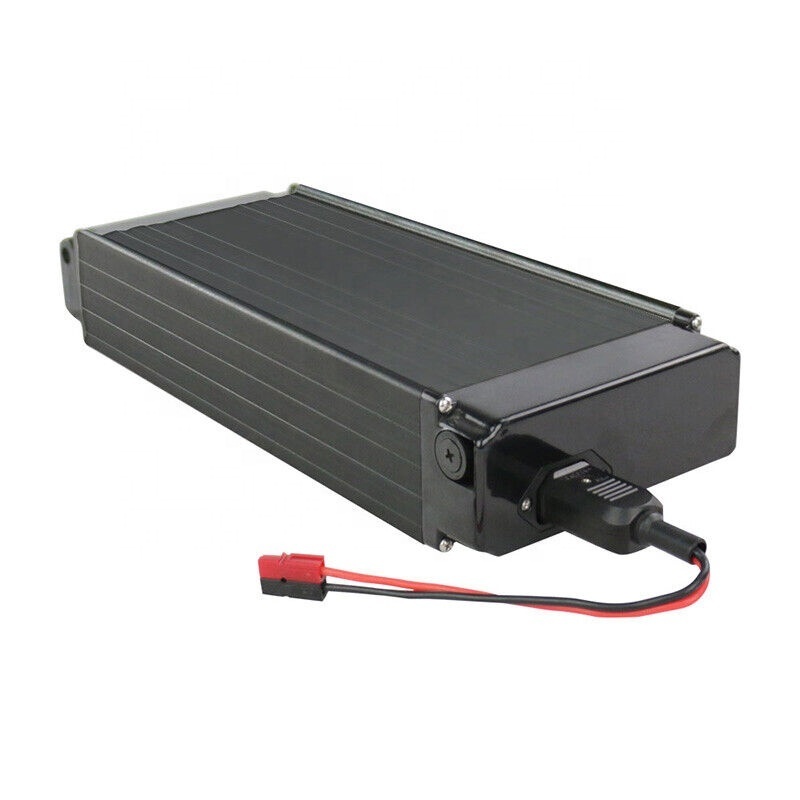 E-bike Battery Rear Rack High Capacity 18650 cells electric bike battery case 36v 48v 52v