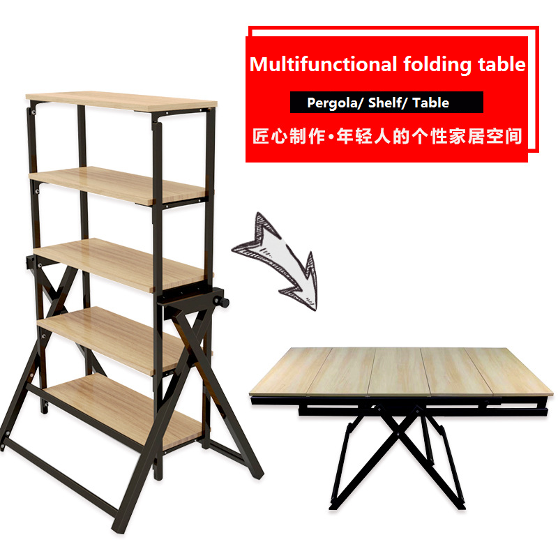 Rack Feet Legs Stool with Metal Customized Wooden Metal Multifunction 5 Tier Bookshelf Storage Cabinet Garden Console Table