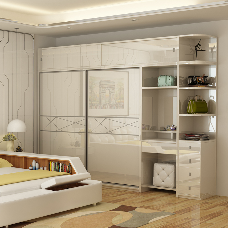 Custom Design High Quality sliding door storage wardrobes clothes cabinet