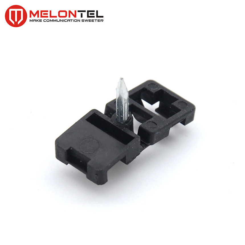 MT-1761 Electric wire cable holding clip single nail plastic fiber clip