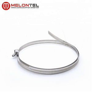 MT-1707-B ftth accessories Stainless steel belt hoop hose clamp constant tension clamp