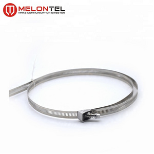 MT-1707-B 304 stainless steel Hose Post Pipe Clamp Stainless steel Hoop Fastener Hoop Fastening Retractor for Pole hose clamp