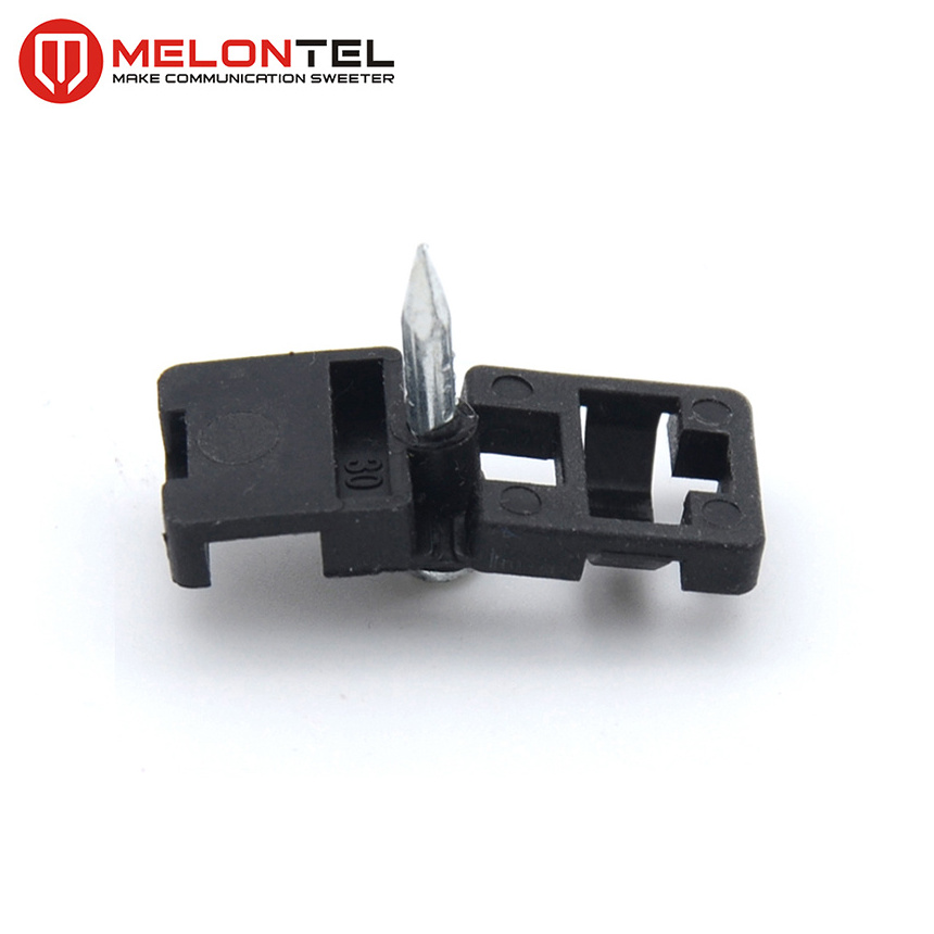 MT-1761 Electric wire cable holding clip single nail plastic fiber clip