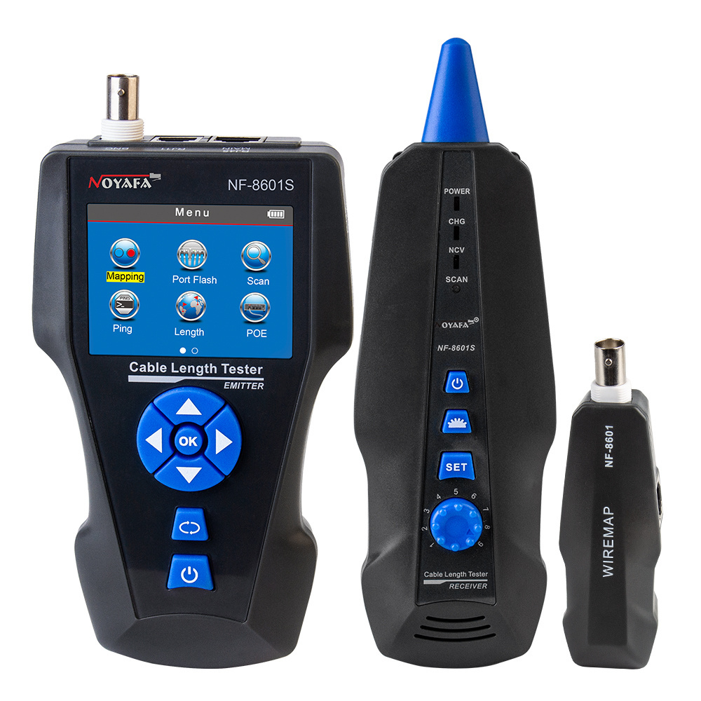 MT-8680 NF-8601S multifunction TDR network cable tester cable locator with PoE PING Port Flash function