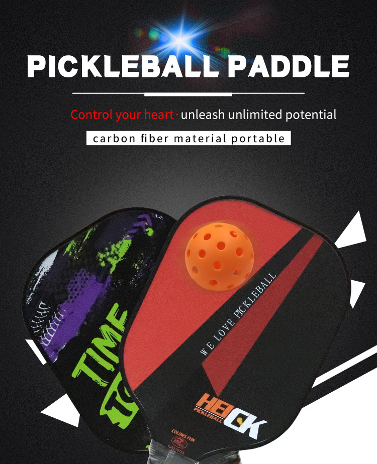 Pickleball Paddle Manufacturer Professional Custom Logo Carbon Fiber Pickle Ball Pickleball paddle