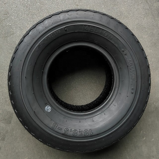 China tire factory 18x8.5-8 golf cart  tire with high quality