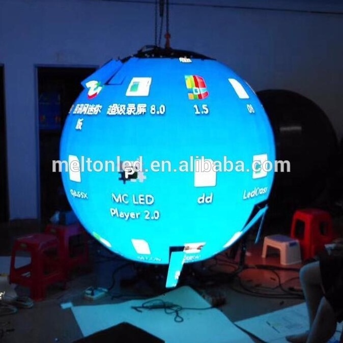 P3 indoor Round shape LED Display  LED screen Ball  hanging LED Sphere Display