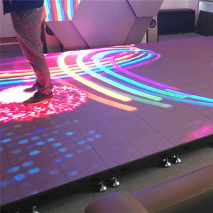 P3.91 Interactive games radar sensor video dj stage nightclub led dance floor led display screen