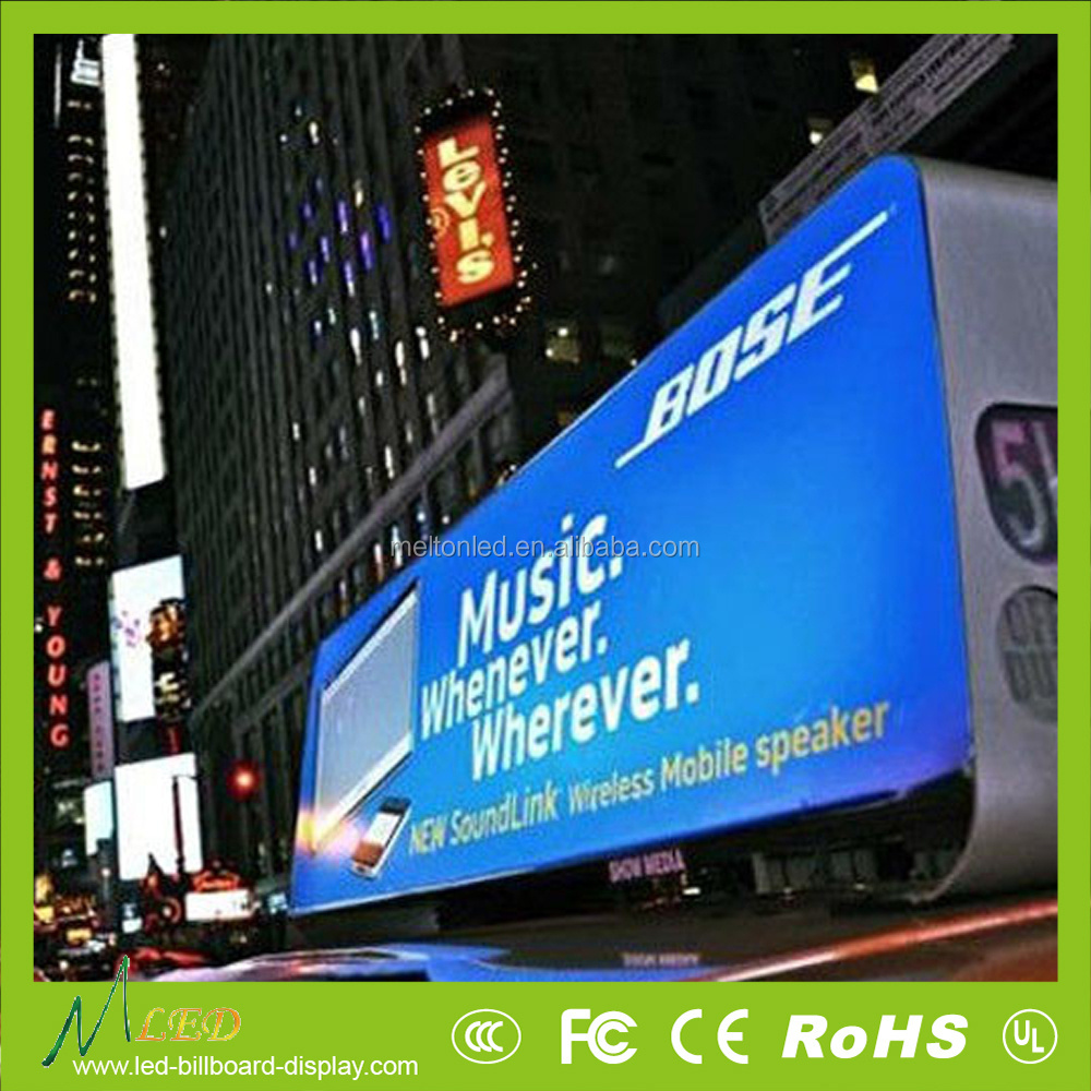 Double Side Full Color digital taxi top led sign on taxi video advertising LED display