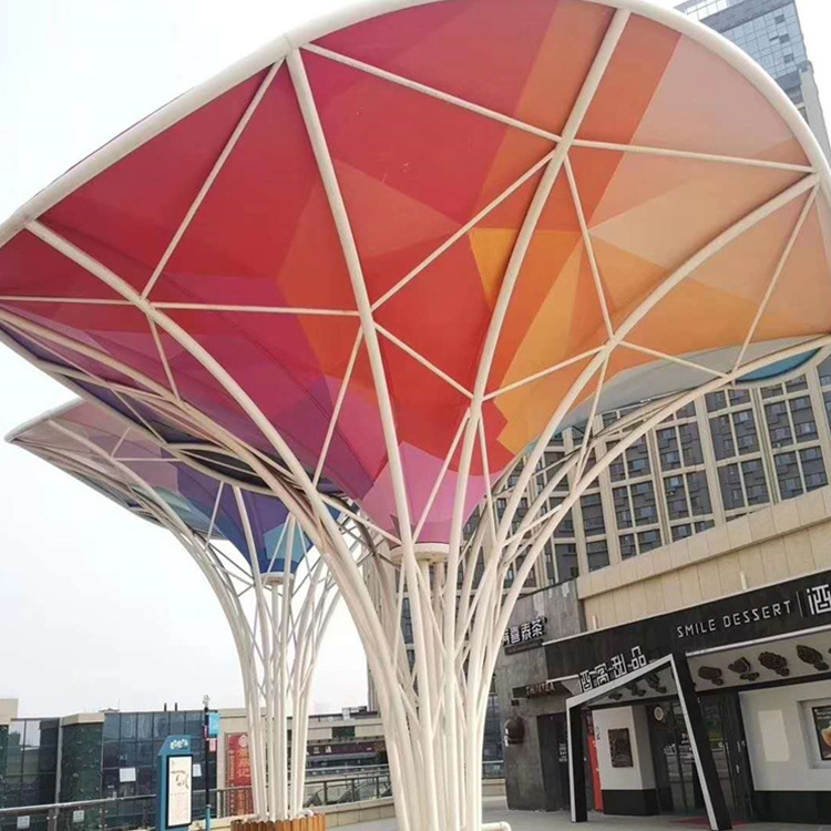 Environmental Protection And Safety Waterproof Umbrella Membrane Structure Suitable For Outdoor