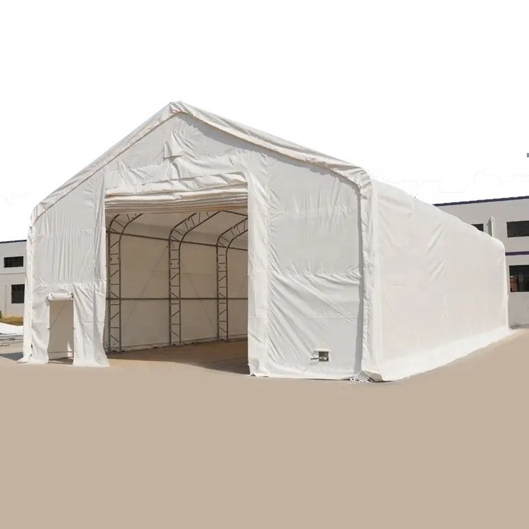 Low price portable garage shelter PVC Cover Warehouse Storage Carport Garage shelter double truss storage shelter