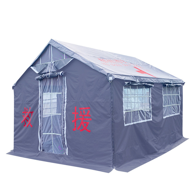 Custom Professional Large Used Inflatable Folding Outdoor Survival Canvas Emergency Rescue Tents