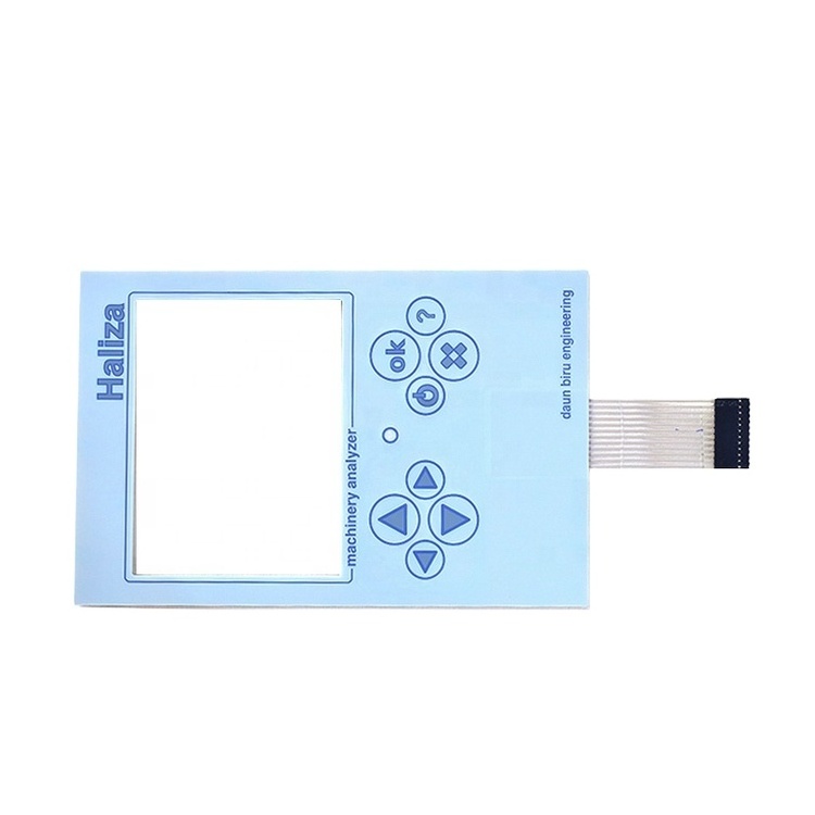 film water meter membrane keypad waterproof level IP67 outside using custom membrane switch