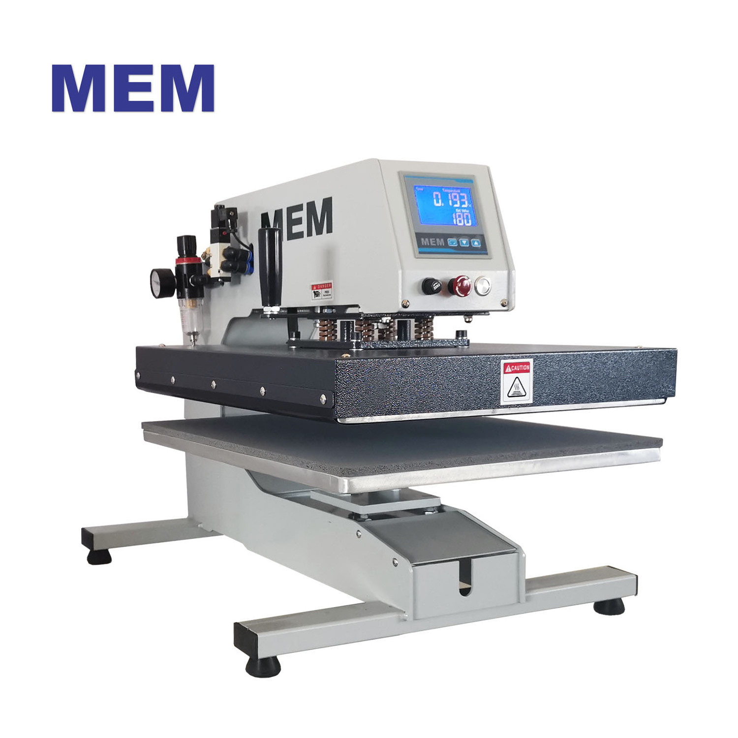 TQ1-4050 single station sliding swing away heat press machine pneumatic heat press 40*50 cm