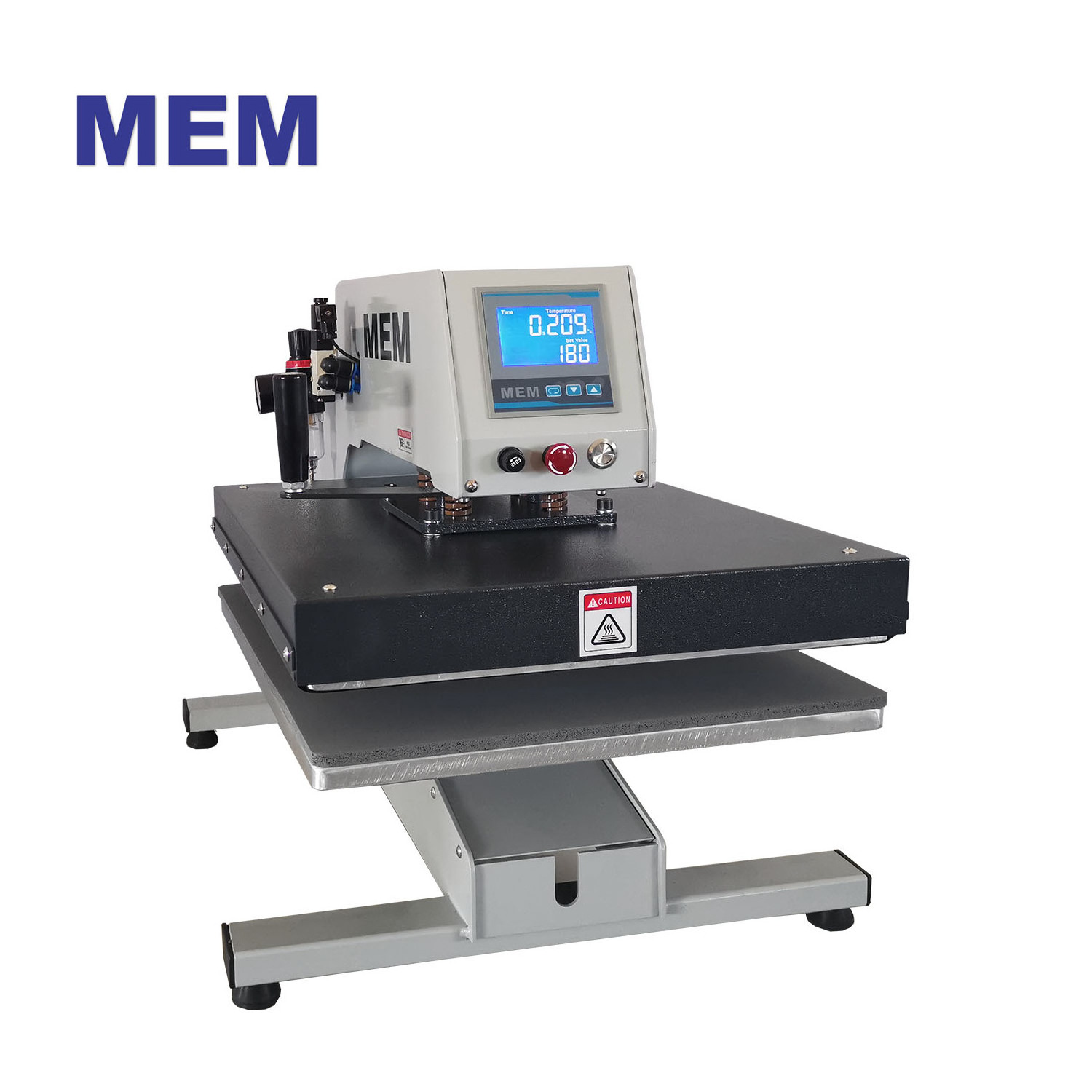 TQ1-4050 single station sliding swing away heat press machine pneumatic heat press 40*50 cm