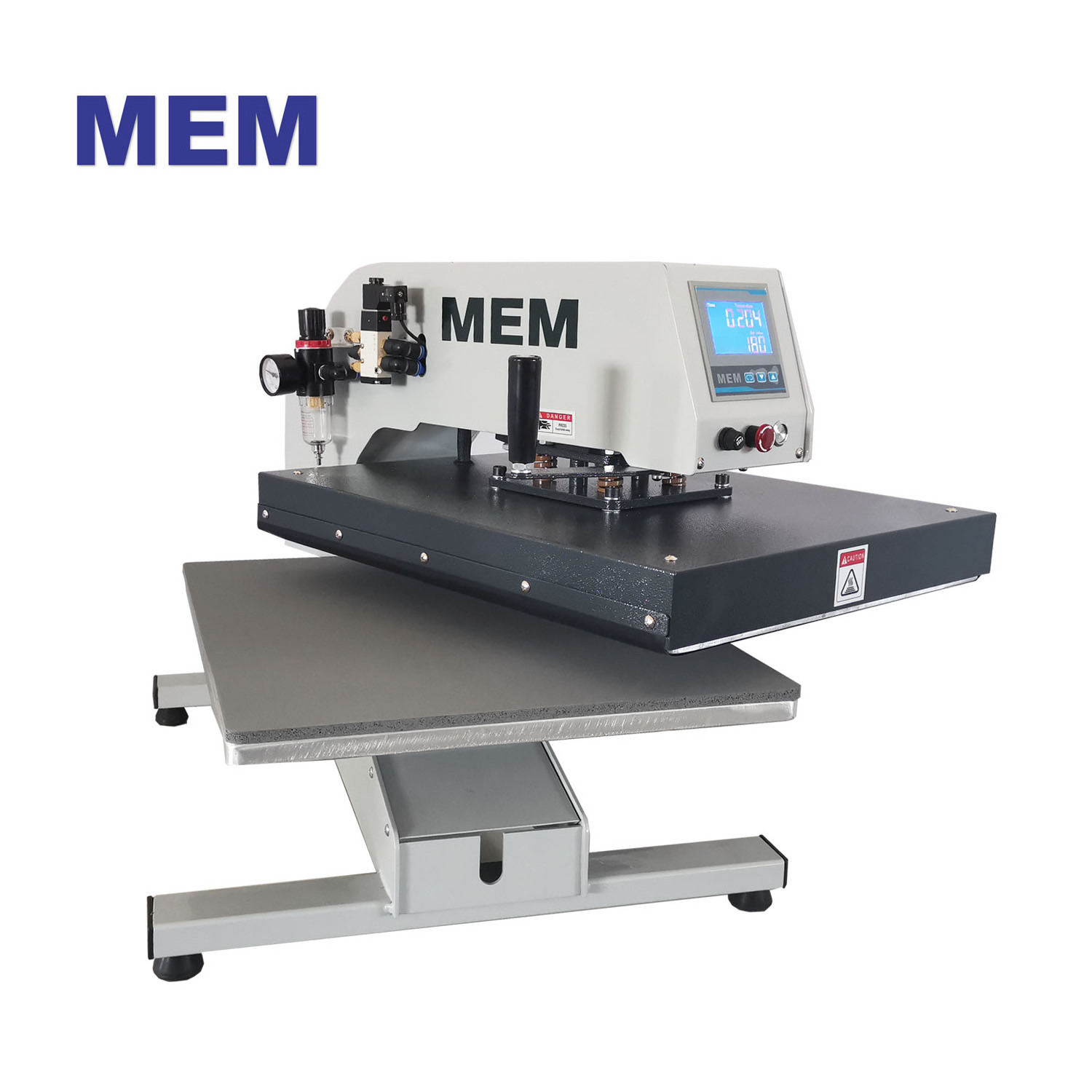 TQ1-4050 single station sliding swing away heat press machine pneumatic heat press 40*50 cm