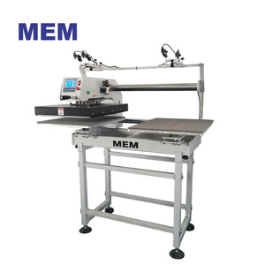 MEM TQ 4050 dual station 16x20 inch pneumatic heat press sublimation transfer machine for T shirt logo printing