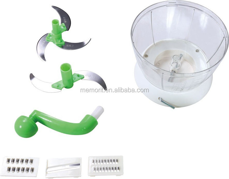 hand held Manual Vegetable 5 in 1 Food Chopper