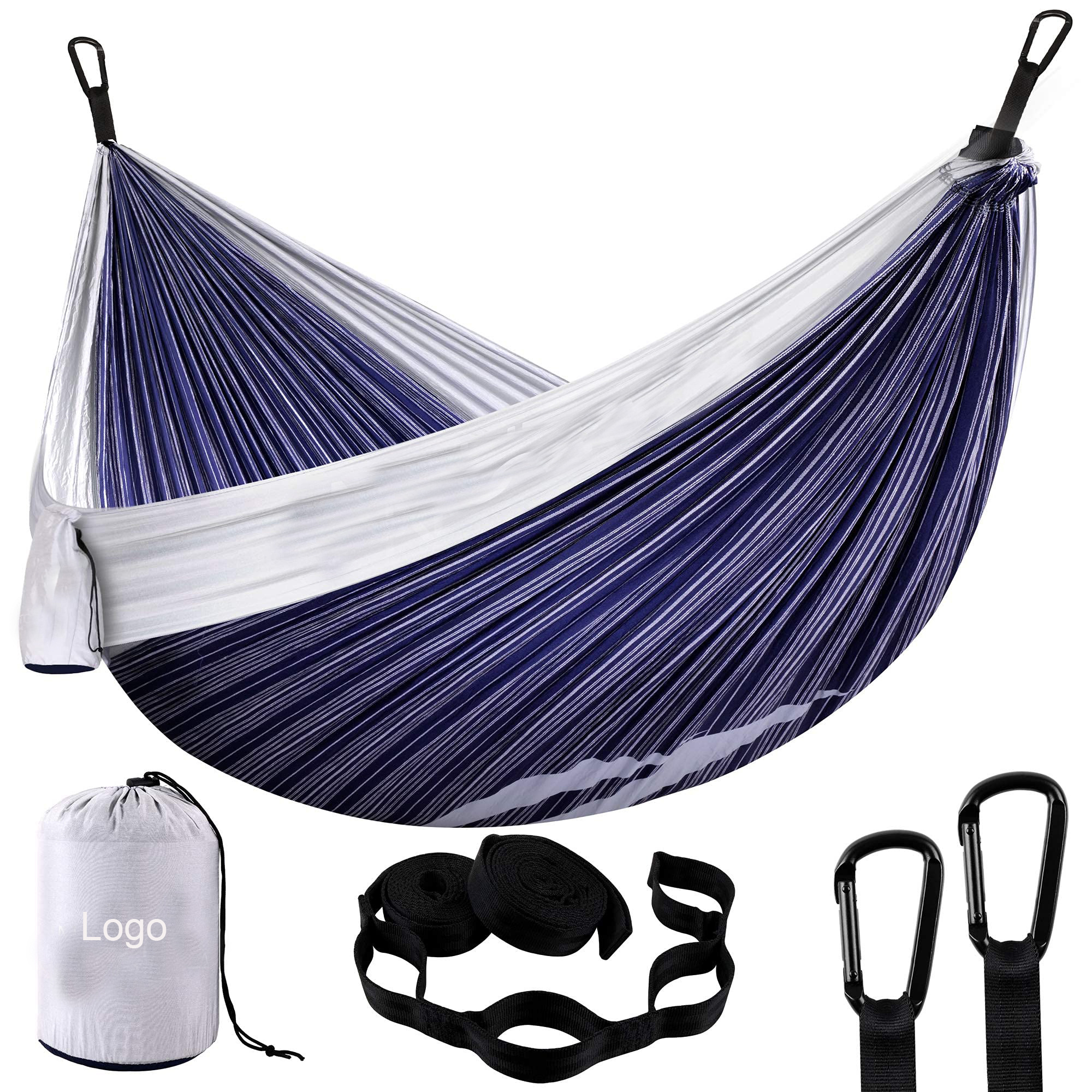 Outdoor Portable Hammock swing Ultralight haven Camping Hammocks with Straps Caribiners Bag Hiking Travel Backpacking