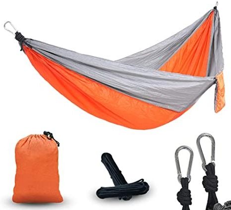 Outdoor 2 Person Camping Hammock Backpacking Tree Double Hiking Gear Portable Hammock for Camping Travel Hammock