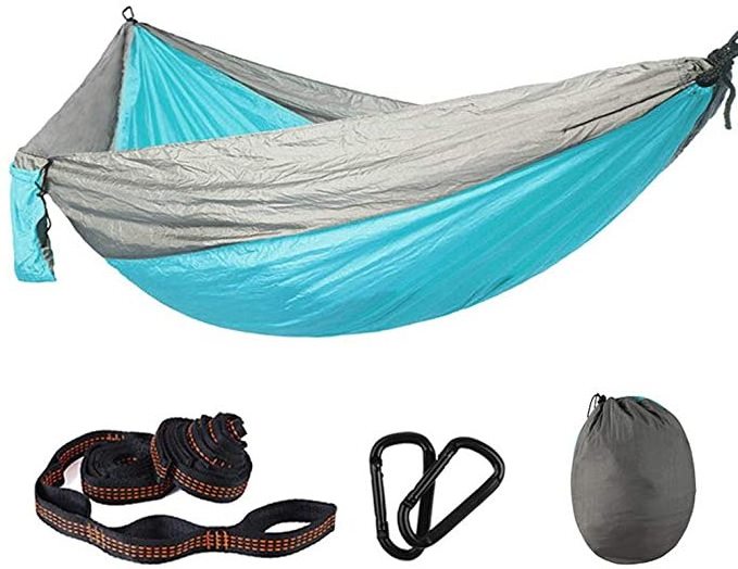 Outdoor 2 Person Camping Hammock Backpacking Tree Double Hiking Gear Portable Hammock for Camping Travel Hammock