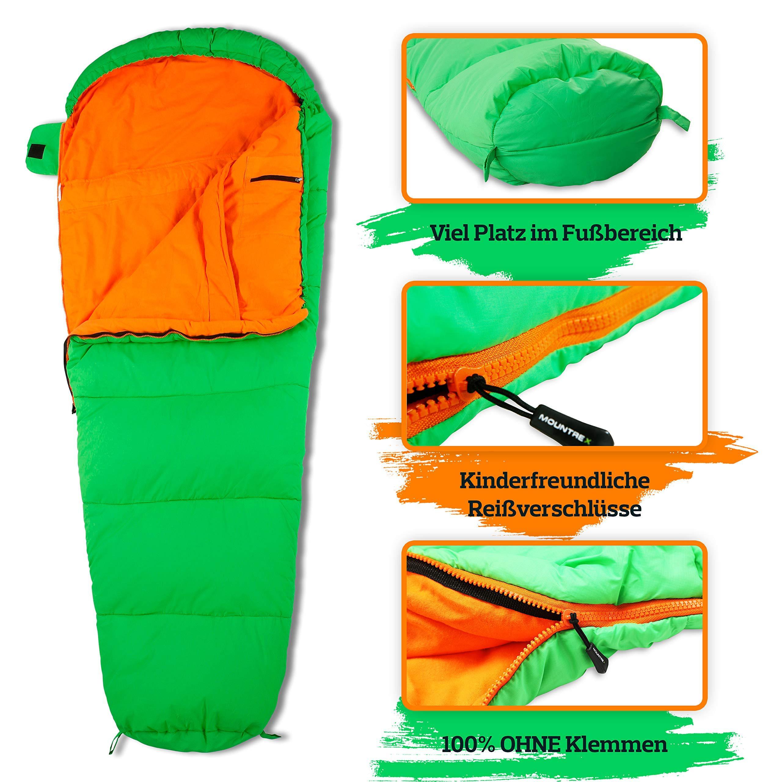 Camping Sleeping Bags 3 Season Warm & Cool Weather Lightweight Sleeping Bag Kids Traveling and Outdoors Camping Gear Equipment