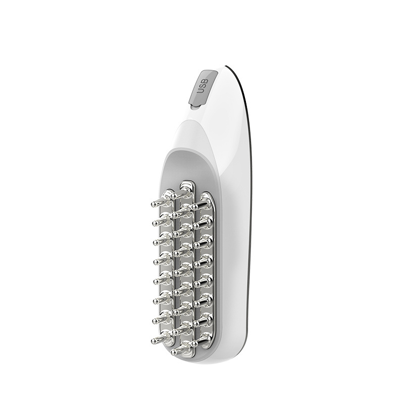 EMS/RF smicrocurrent hair loss treatment  craping instrument gua sha hair comb full body relax meridian dredge massager brush