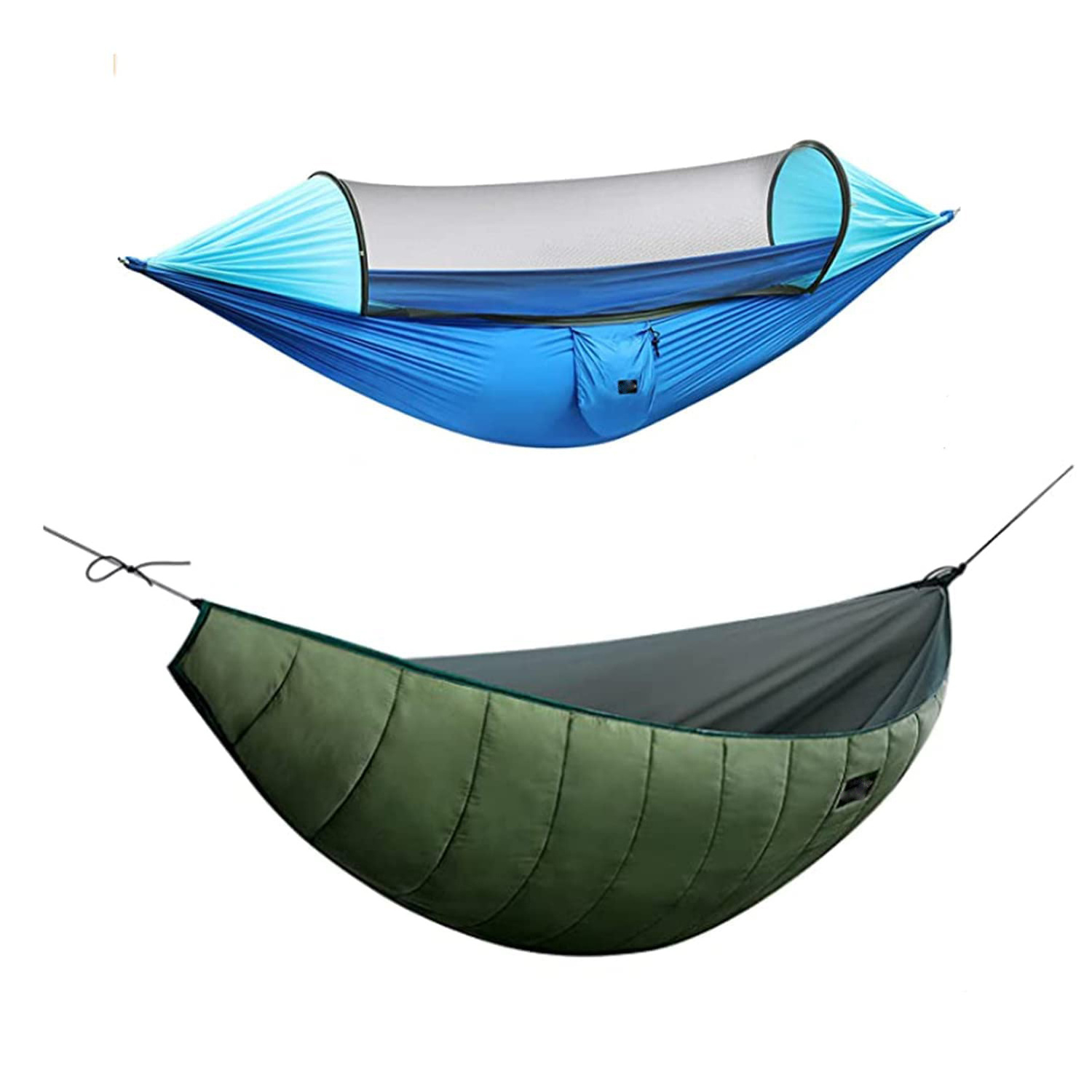 Outdoor Portable Warm luxury haven flat Quilt Hammock tent swing Bed Camping Hammocks mosquito Net Underquilt 2 Person blanket