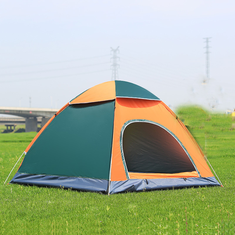 Outdoor camping folding automatic tent 3-4 people beach easy speed open double glamping Custom pop up tent tents for events