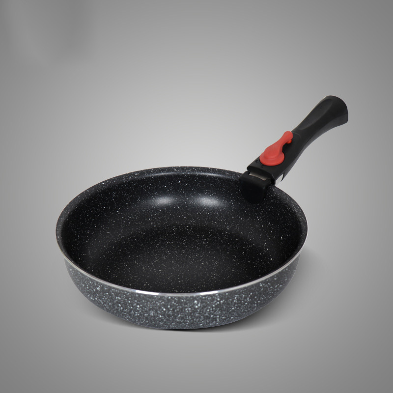 Wholesale Marble Coating Granite Cooking Pot And Pans Nonstick Cookware Set with Removable Handle