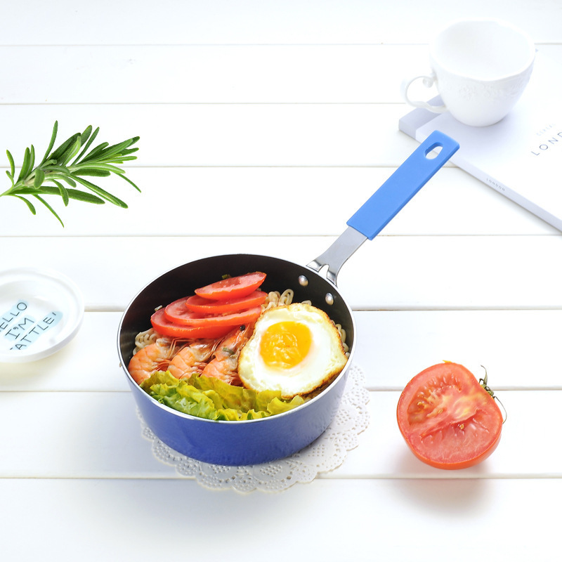 Hight Quality Kitchenware Mini Nonstick Aluminum Cooking Pan Set Pots Cookware Sets Milk Pan Frypan Saucepan Wholesale