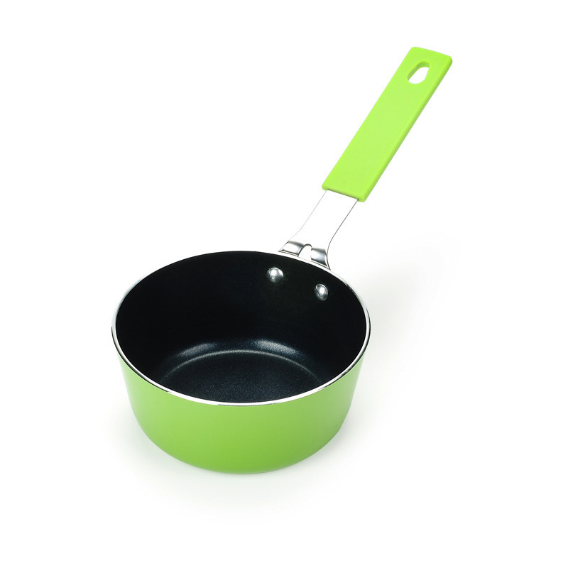 aluminum non stick mini soup pan and pot with handle gas cooker nonstick ceramic coating sauce pan milk pan and pot set